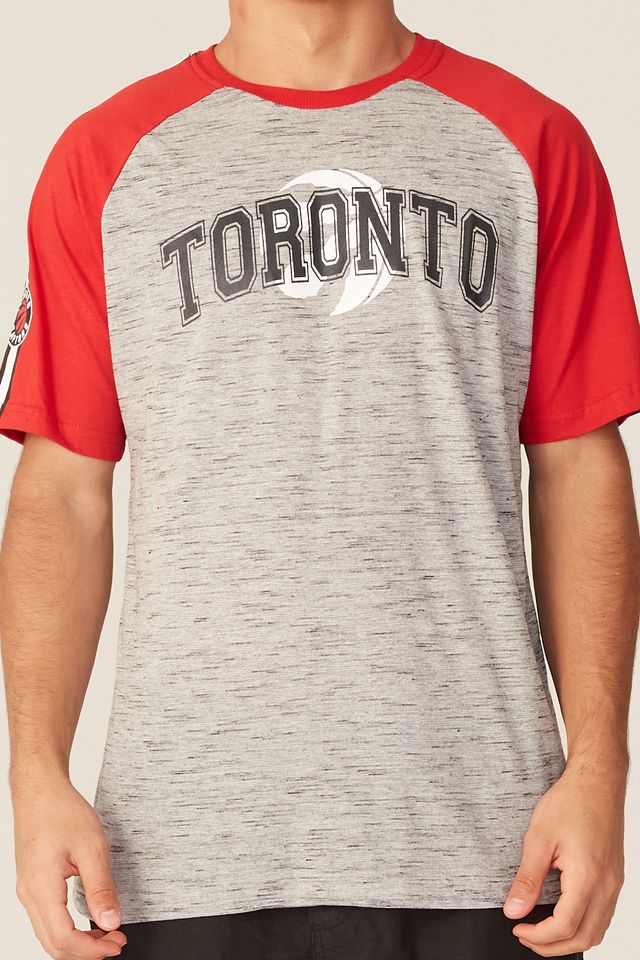 Camiseta-NBA-Especial-Toronto-Raptors-Casual-Cinza