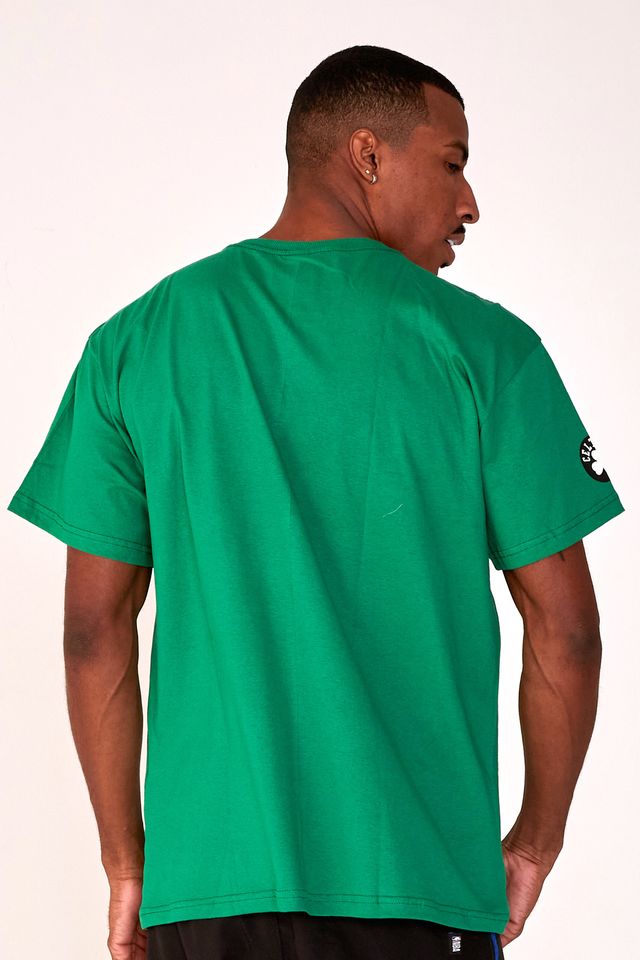 Camiseta-NBA-Plus-Size-Estampada-Boston-Celtics-Casual-Verde