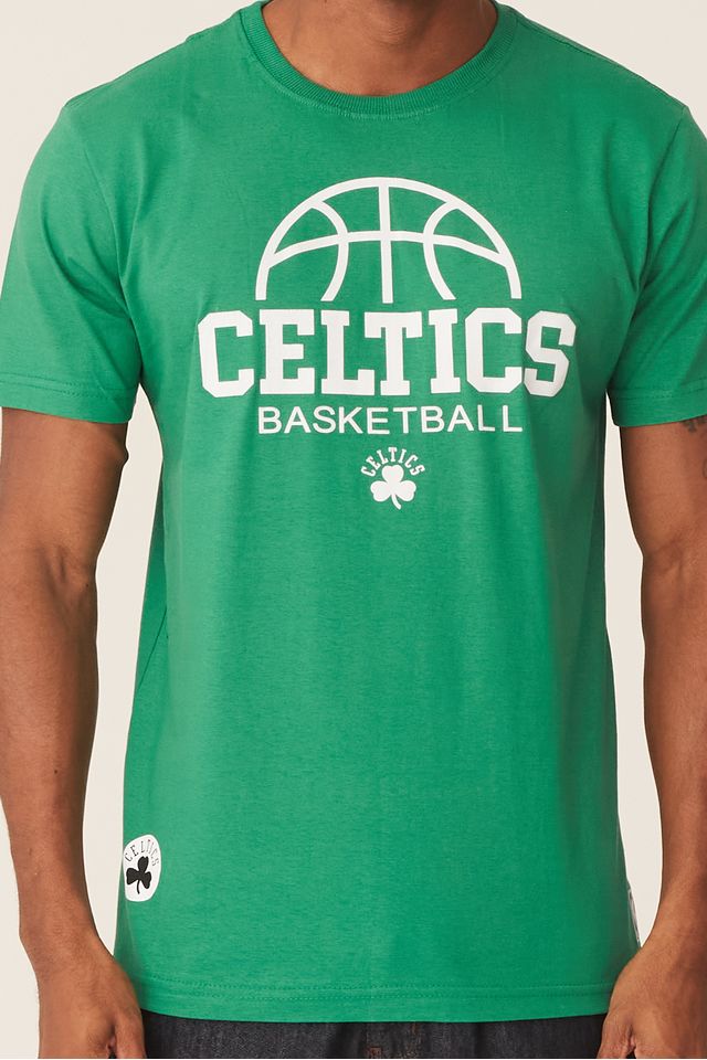Camiseta-NBA-Estampada-Boston-Celtics-Casual-Verde