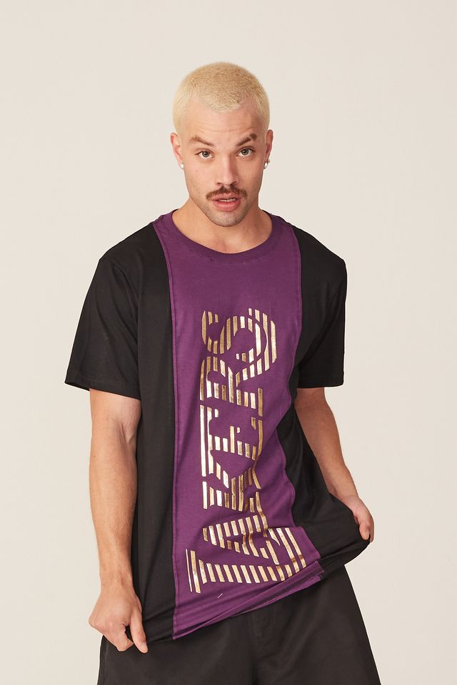 Camiseta-NBA-Especial-Los-Angeles-Lakers-Casual-Preta