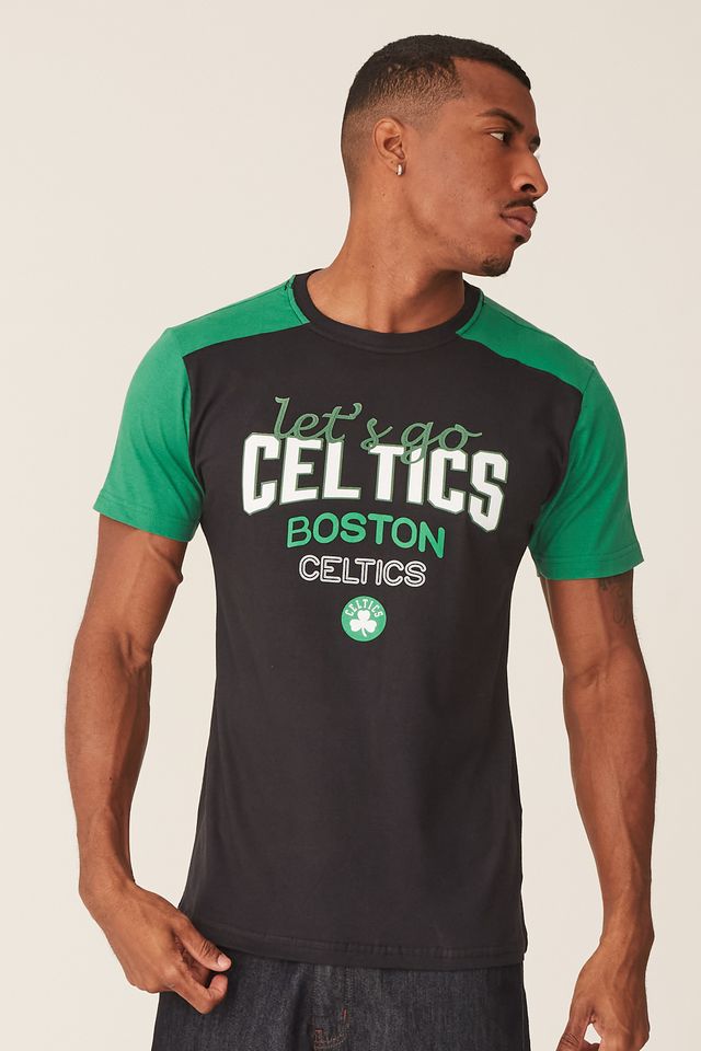Camiseta-NBA-Especial-Boston-Celtics-Casual-Preta