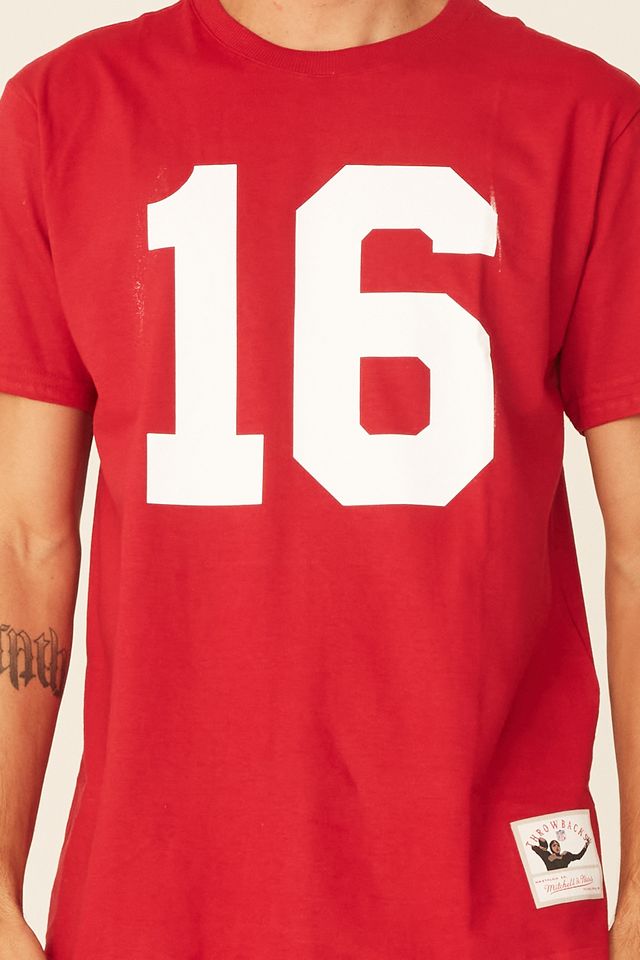 Camiseta-Mitchell---Ness-Estampada-NFL-San-Francisco-49ERS-Joe-Montana-Vermelha