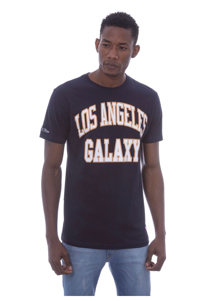 Camiseta-Mitchell---Ness-Major-League-Soccer-Los-Angeles-Galaxy-Azul-Marinho