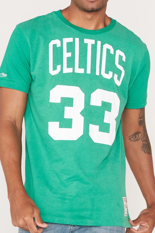Camiseta-Mitchell---Ness-Estampada-Boston-Celtics-Larry-Bird-Verde