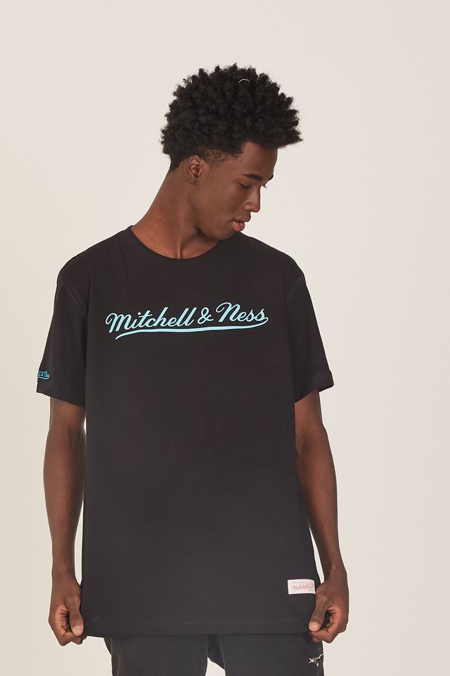 Camiseta-Mitchell---Ness-Estampada-Branding-Preta