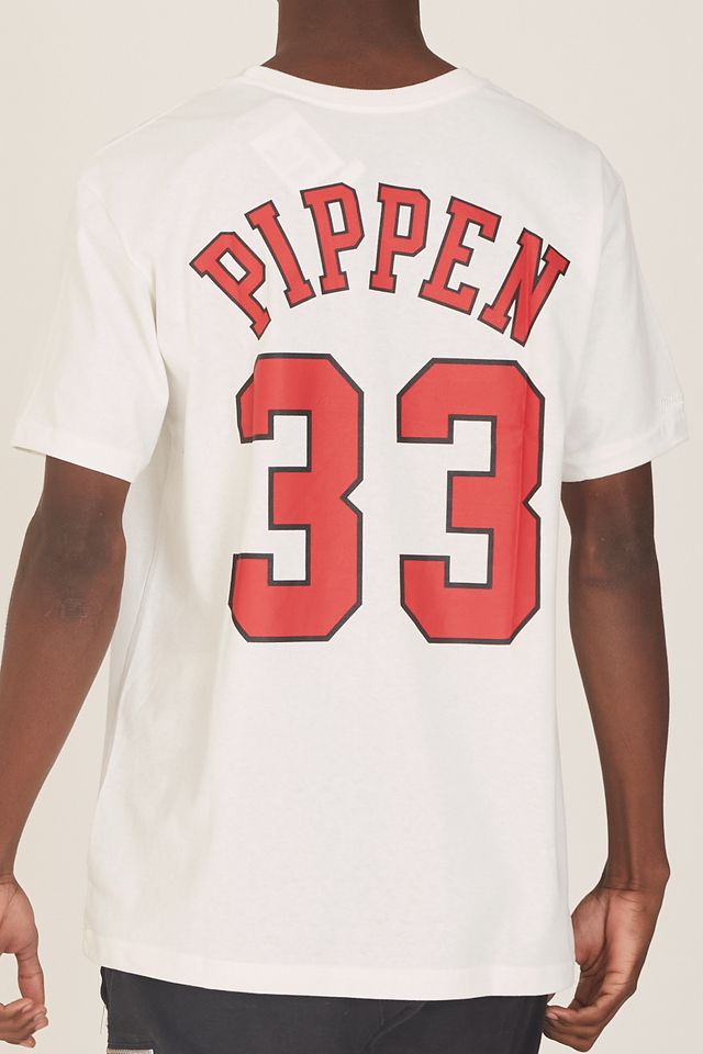 Camiseta-Mitchell---Ness-Estampada-Chicago-Bulls-Scottie-Pippen-Off-White
