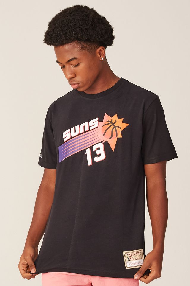 Camiseta-Mitchell---Ness-Especial-Phoenix-Suns-Steve-Nash-Preta