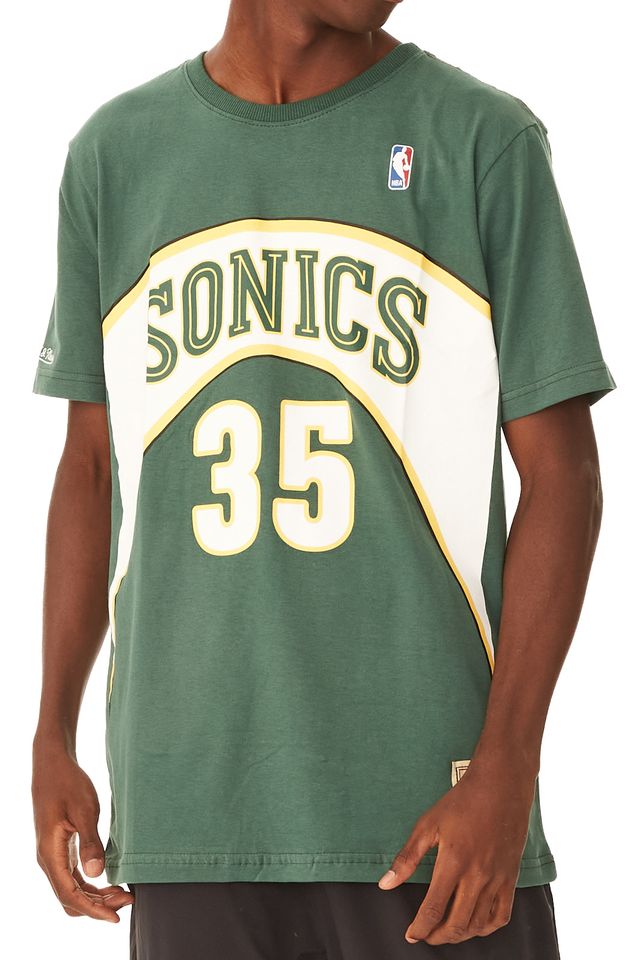 Camiseta-Mitchell---Ness-Especial-Seattle-Supersonics-Kevin-Durant-Verde