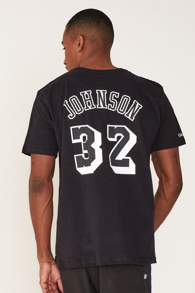 Camiseta-Mitchell---Ness-Especial-Los-Angeles-Lakers-Magic-Johnson-Preta