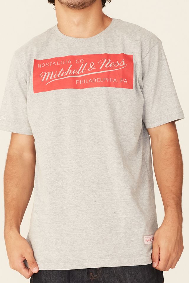Camiseta-Mitchell---Ness-Estampada-Brand-Cinza-Mescla