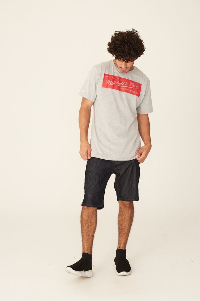 Camiseta-Mitchell---Ness-Estampada-Brand-Cinza-Mescla