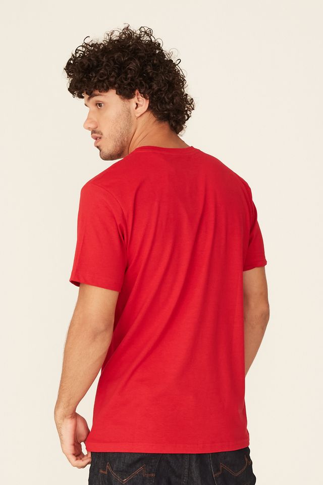 Camiseta-Mitchell---Ness-Estampada-Brand-Vermelha