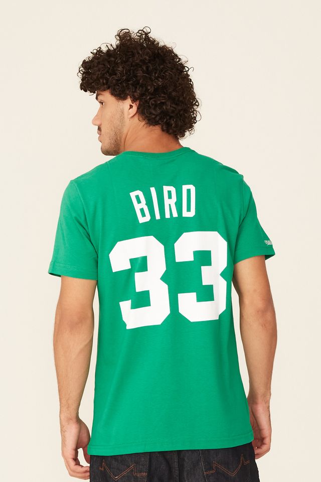 Camiseta-Mitchell---Ness-Especial-Boston-Celtics-Larry-Bird-Verde