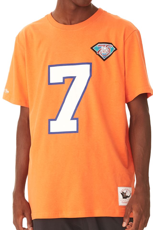 Camiseta-Mitchell---Ness-NFL-Denver-Broncos-John-Elway-Laranja