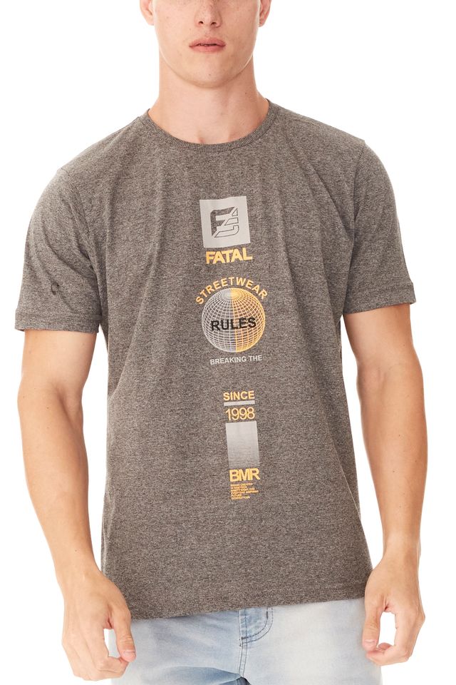Camiseta-Fatal-Breaking-Rules-Cinza-Mescla-Escuro