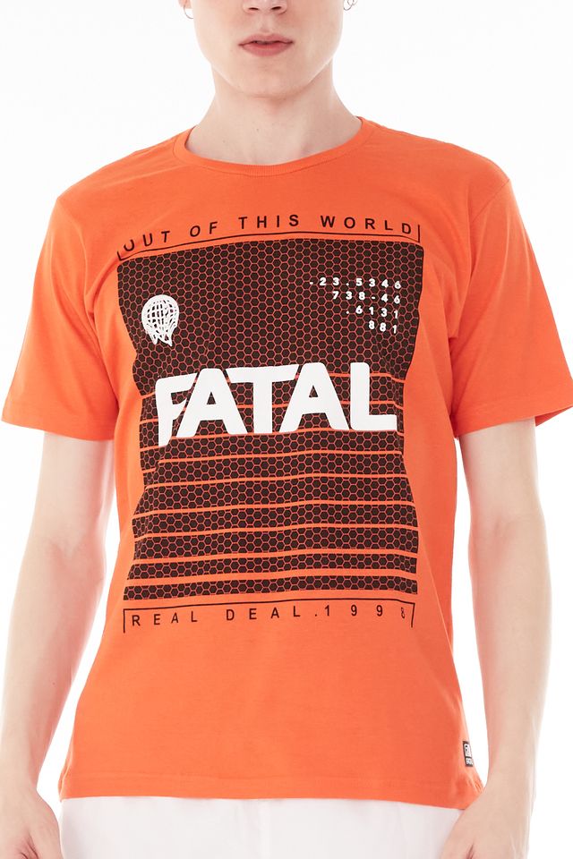Camiseta-Fatal-Estampada-Laranja