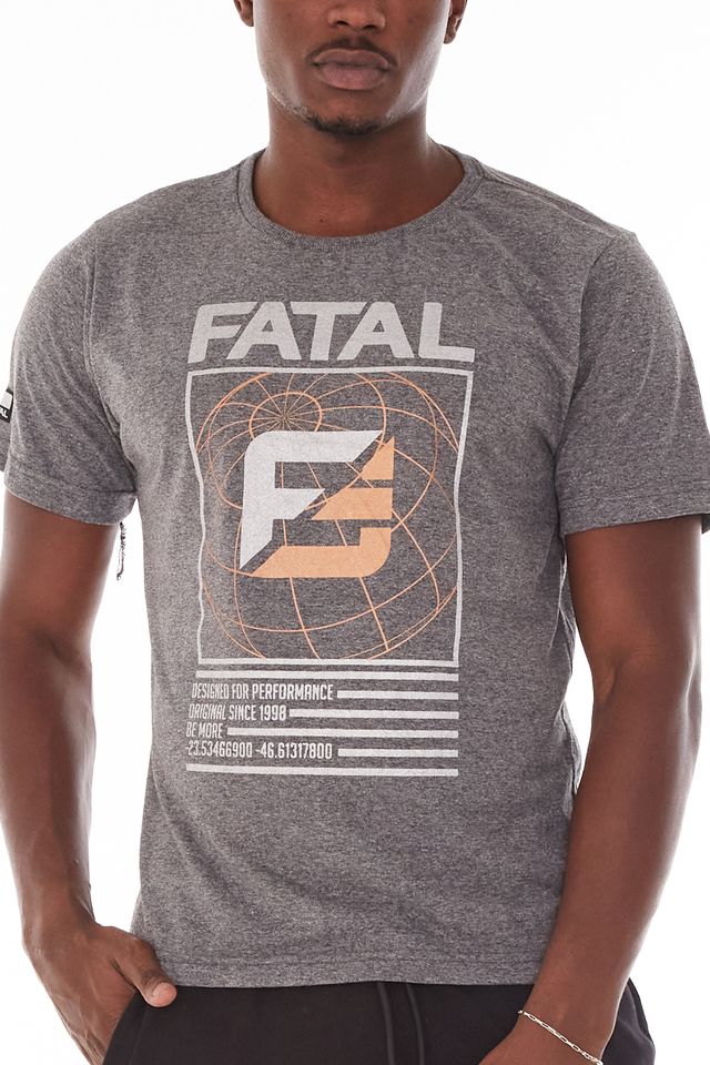 Camiseta-Fatal-Design-For-Performance-Cinza-Mescla-Escuro