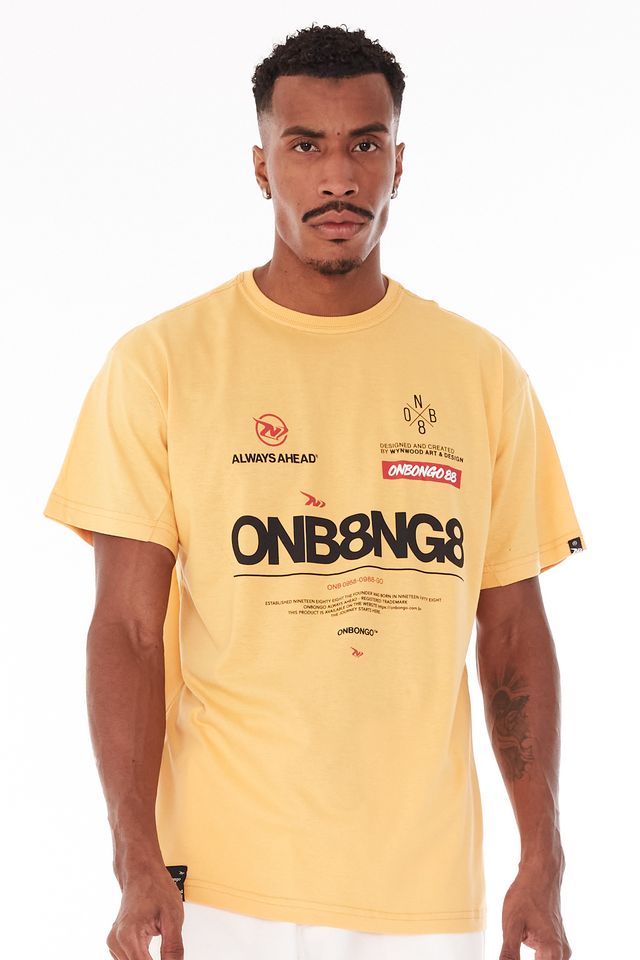 Camiseta-Onbongo-Plus-Size-Trademark-Amarela