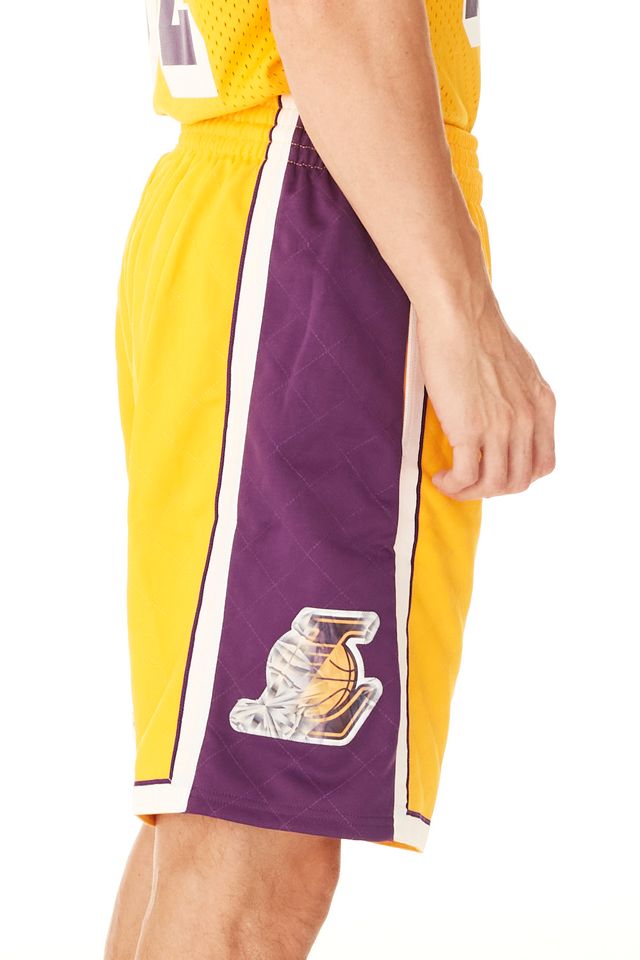 Shorts-Mitchell---Ness-Swingman-Los-Angeles-Lakers-Amarela