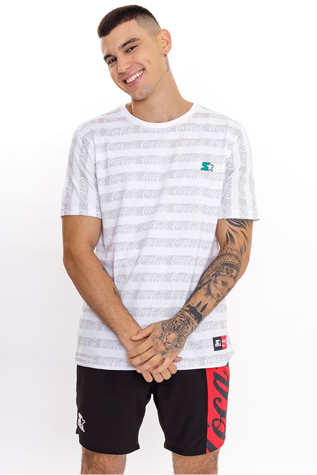 Camiseta-Starter-Listrada-Collab-Coca-Cola-Full-Print-Branca
