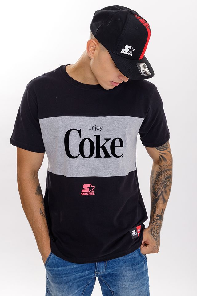 Camiseta-Starter-Especial-Collab-Coca-Cola-Cut-Coke-Preta