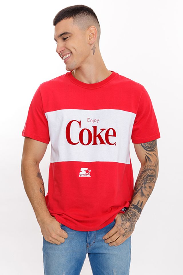 Camiseta-Starter-Especial-Collab-Coca-Cola-Cut-Coke-Vermelha