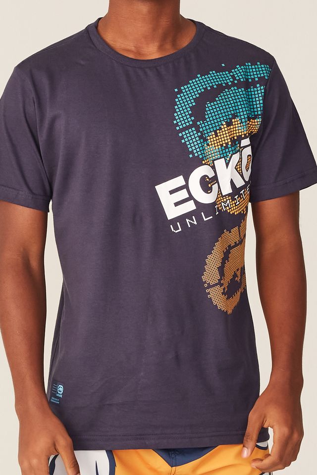 Camiseta-Ecko-Estampada-Big-Rhino-Azul-Marinho