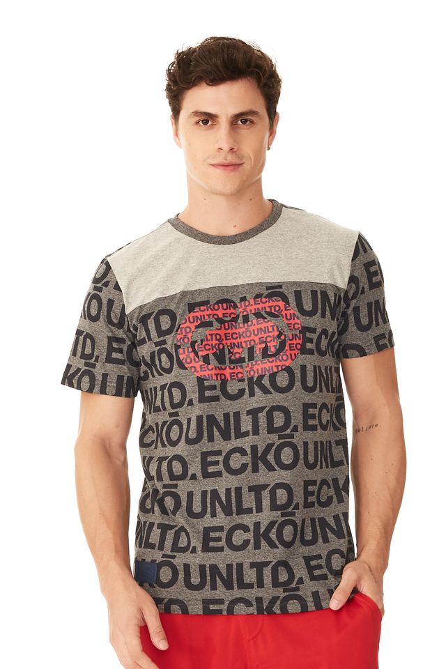 Camiseta-Ecko-Estampada-Especial-Bege-Mescla