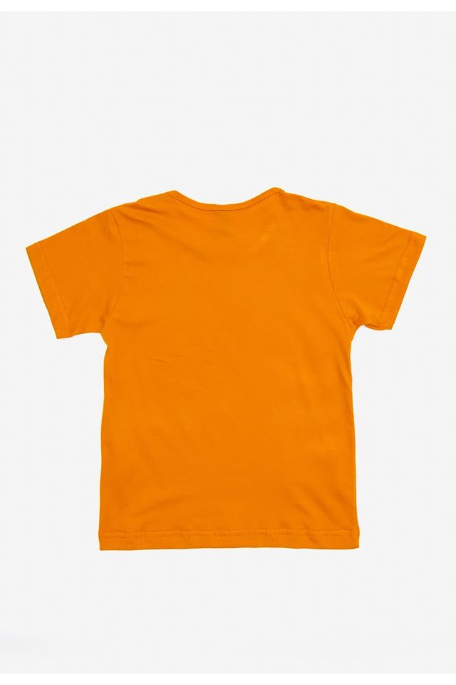 Camiseta-Ecko-Infantil-Estampada-Laranja-Escuro