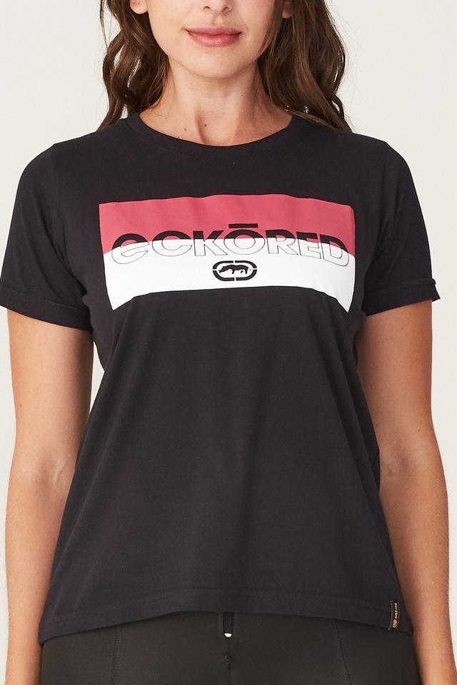 Camiseta-Ecko-Feminina-Estampada-Box-Logo-Preta