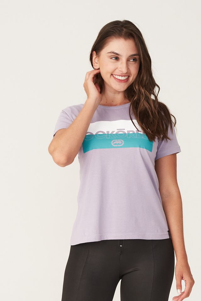 Camiseta-Ecko-Feminina-Estampada-Box-Logo-Lilas