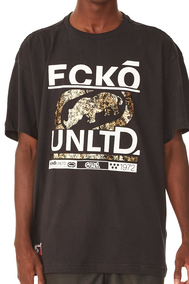 Camiseta-Ecko-Plus-Size-Estampada-Preta