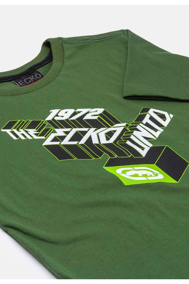 Camiseta-Ecko-Juvenil-Estampada-Verde-Militar