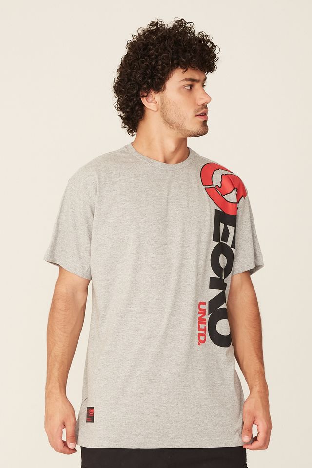 Camiseta-Ecko-Plus-Size-Estampada-Bege-Mescla