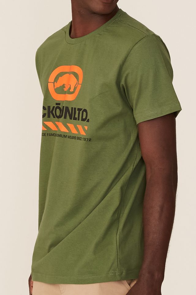 Camiseta-Ecko-Estampada-Verde-Militar