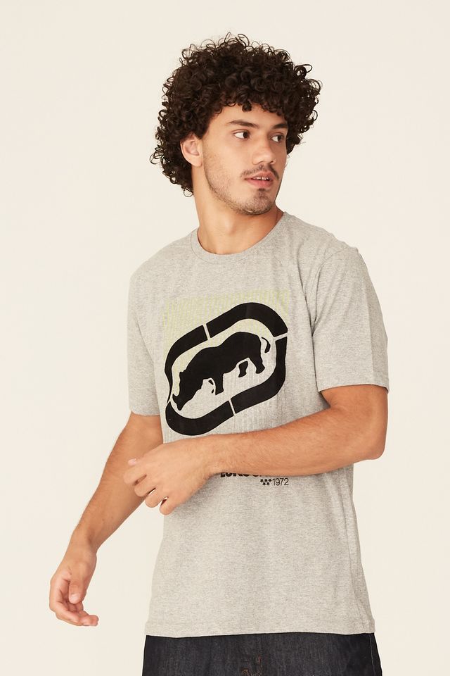 Camiseta-Ecko-Estampada-Rhino-Bege-Mescla