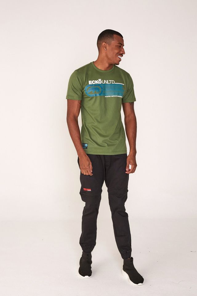 Camiseta-Ecko-Estampada-Verde-Militar