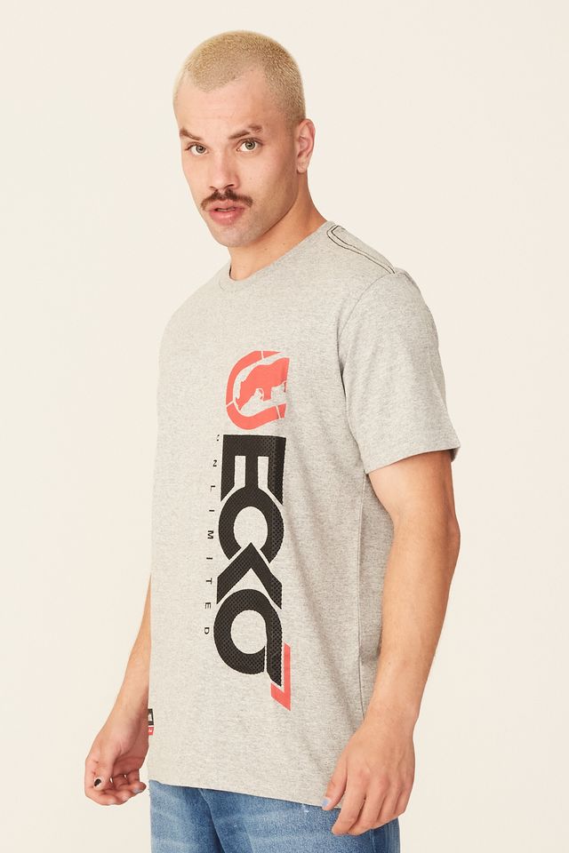 Camiseta-Ecko-Estampada-Big-Logo-Bege-Mescla