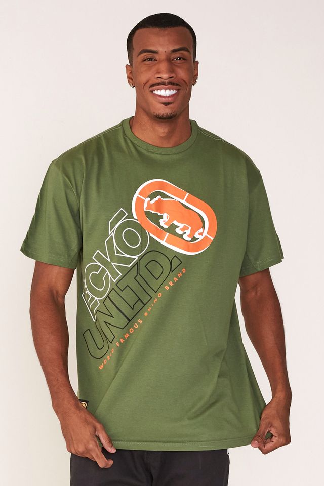 Camiseta-Ecko-Plus-Size-Estampada-Verde-Militar