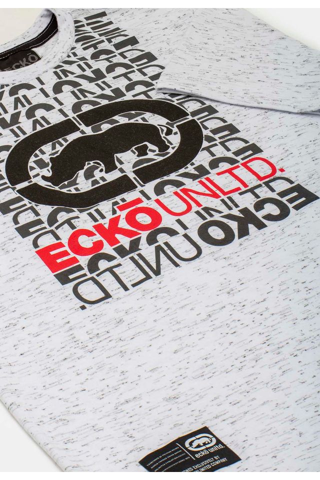 Camiseta-Ecko-Juvenil-Estampada-Branca-Mescla