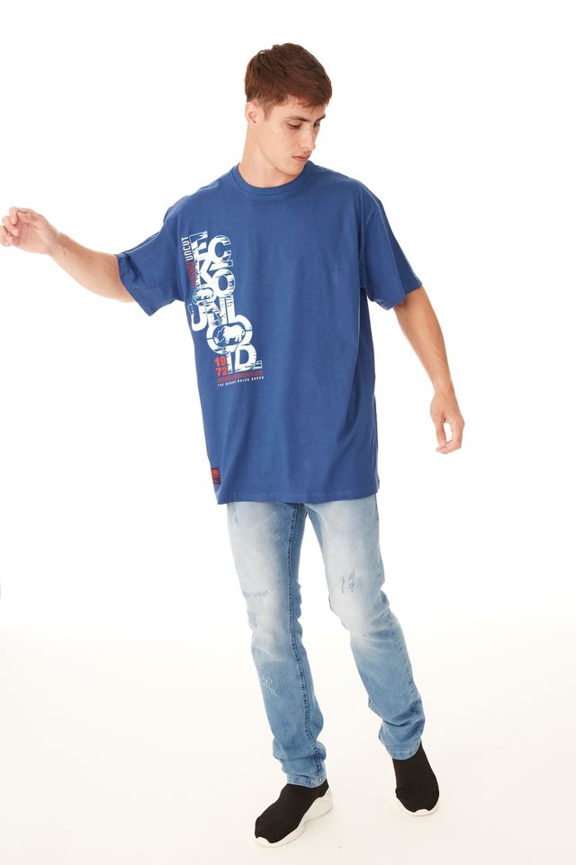 Camiseta-Ecko-Plus-Size-Estampada-Azul