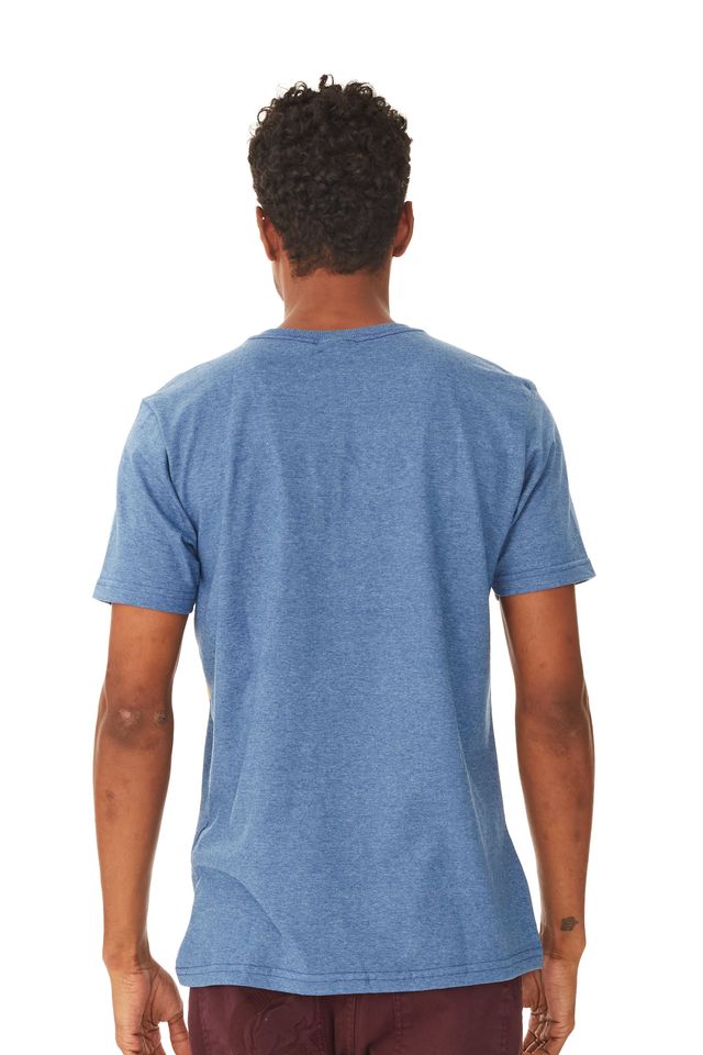 Camiseta-Ecko-Estampada-Azul-Mescla