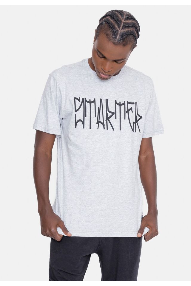 Camiseta-Starter-Pixo-Cinza-Mescla