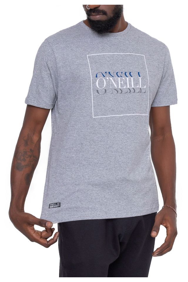 Camiseta-Oneill-Estampada-Cinza-Mescla
