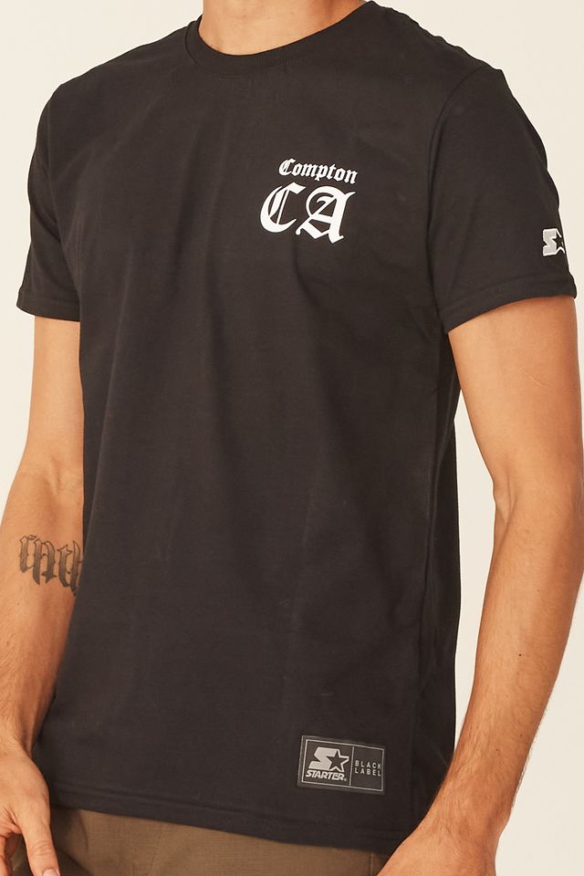 Camiseta-Starter-Estampada-Compton-Real-Hip-Hop-Preta