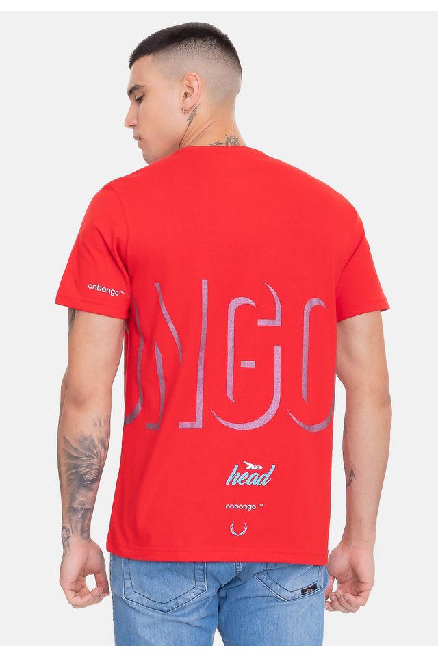 Camiseta-Onbongo-Land-Vermelha