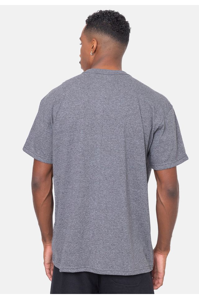 Camiseta-Starter-Plus-Size-Real-Compton-Cinza-Mescla-Escuro