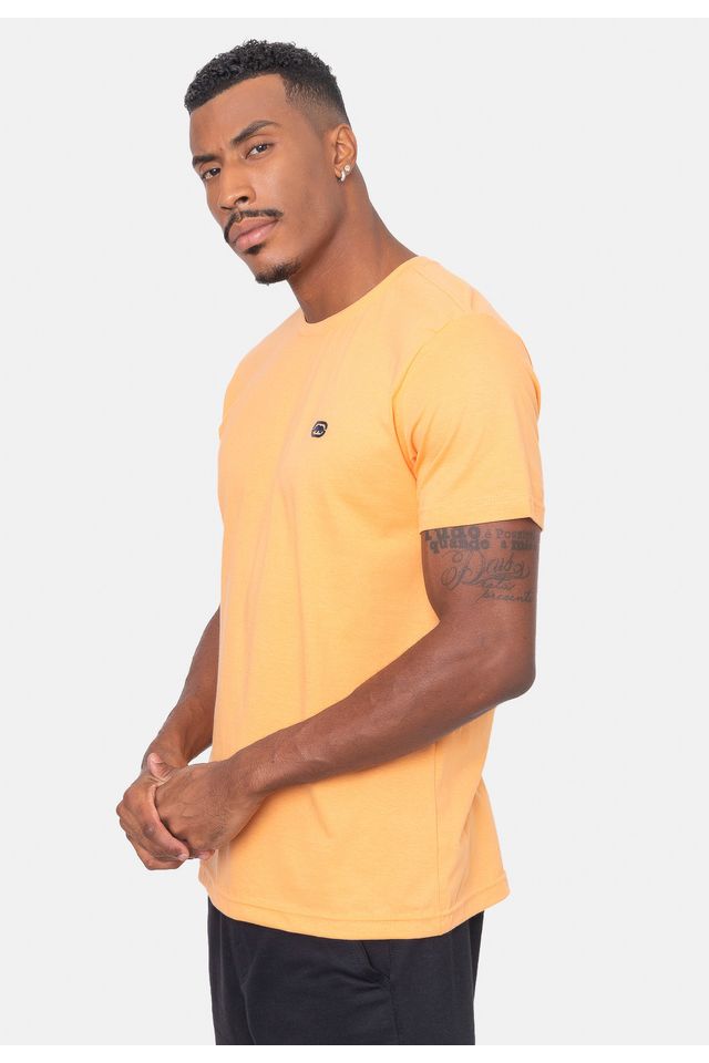 Camiseta-Ecko-Fashion-Basic-Mini-Logo-Amarela