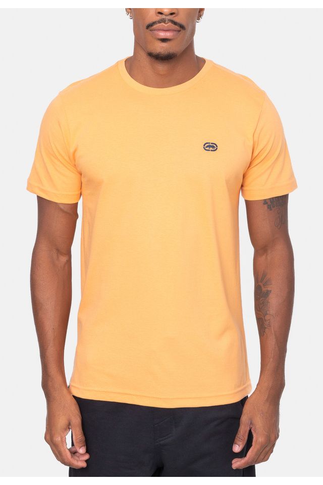 Camiseta-Ecko-Fashion-Basic-Mini-Logo-Amarela