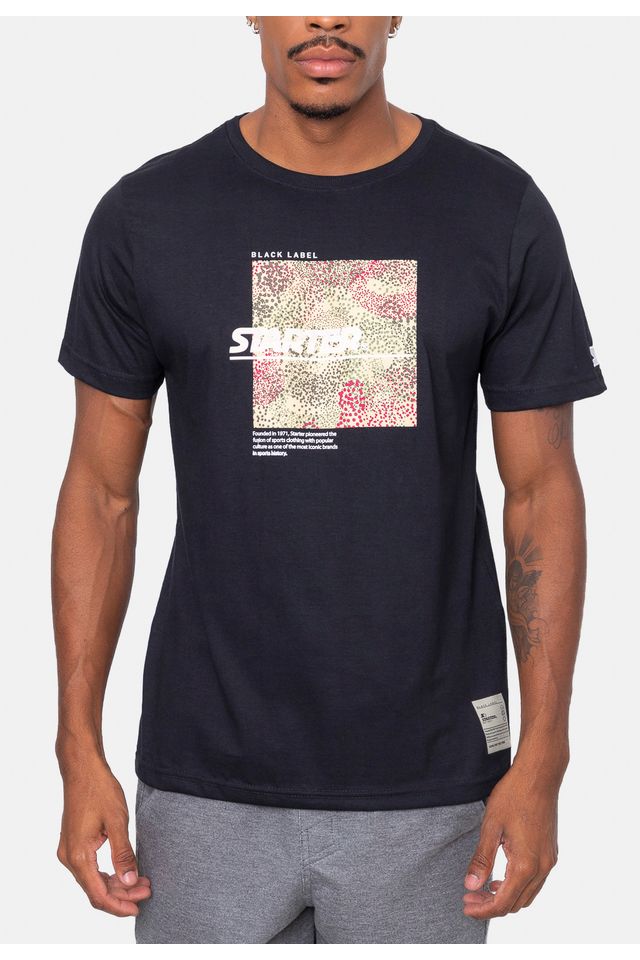 Camiseta-Starter-Botanico-Preta